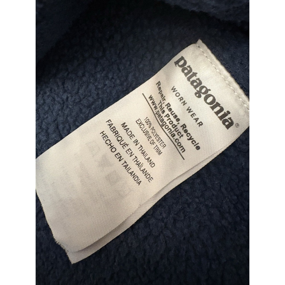 Patagonia Women's Medium Blue 1/4 Zip Yale SOM Better Sweater Fleece Pullover - Picture 7 of 8